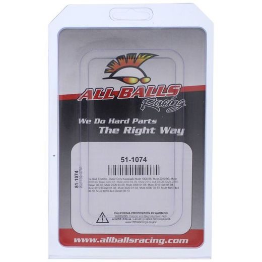 TIE ROD END KIT ALL BALLS RACING 51-1074 OUTER ONLY