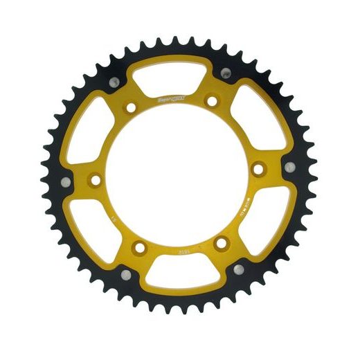 REAR SPROCKET SUPERSPROX STEALTH RST-1512:51-GLD ZLATO 51T, 520