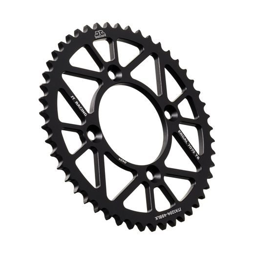 REAR ALU SPROCKET JT JTA 1204-49BLK 49)T, NT((428 CRNI