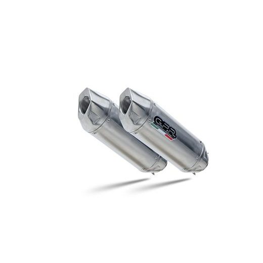 DUAL SLIP-ON EXHAUST GPR FURORE-X INOX H.150.FXSC MATTE BLACK