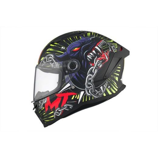 FULL FACE HELMET MT HELMETS STINGER 2 AKIN A3 MATT BLACK L