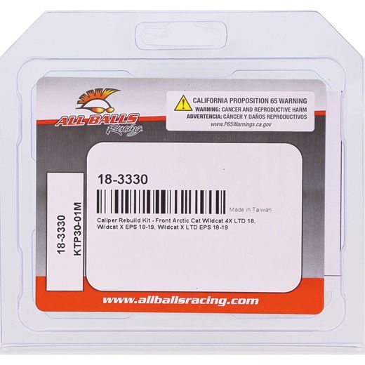 CALIPER REBUILD KIT ALL BALLS RACING CRK18-3330