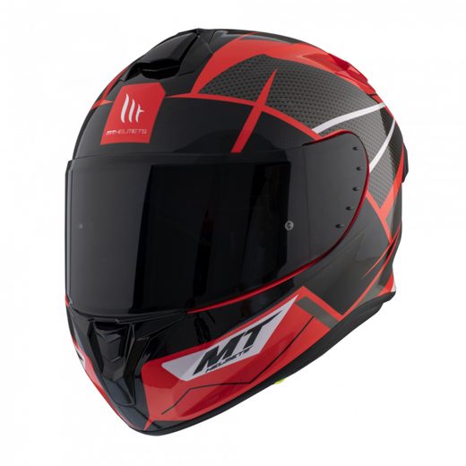 HELMET MT HELMETS TARGO PRO PODIUM D5 GLOSS RED L