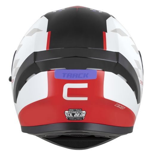 FULL FACE HELMET CASSIDA ORBIT TRACK RED FLUO/WHITE/VIOLET/BLACK 2XL