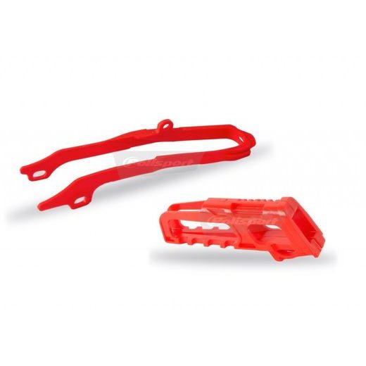 CHAIN GUIDE / SLIDER KIT POLISPORT RED CR 04