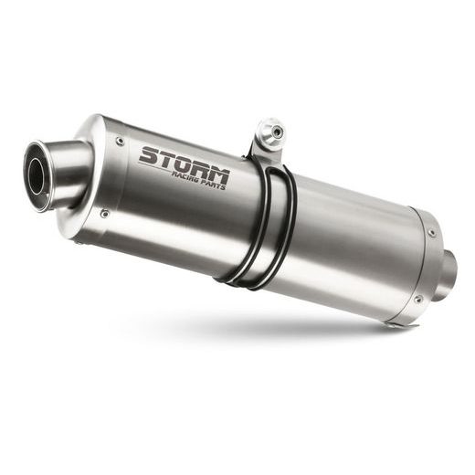 SILENCER STORM OVAL T.018.LX2 STAINLESS STEEL