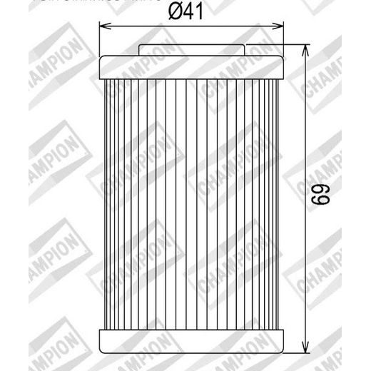 FILTER ULJA CHAMPION COF055 100609215