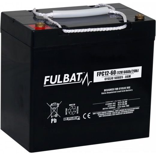 AGM BATTERY FULBAT FPC12-60 (T6)