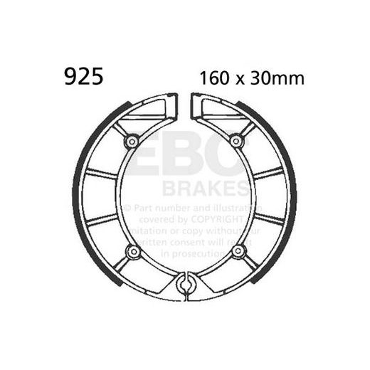 BRAKE SHOE SET EBC 925
