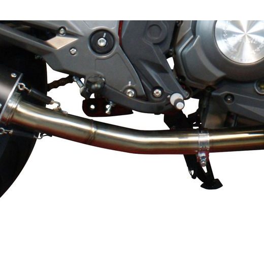 SLIP-ON EXHAUST GPR M3 BE.8.M3.INOX BRUSHED STAINLESS STEEL FOR BENELLI BN 302 2015-2016