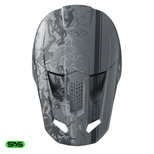 HELMET SHOT SPEED BATTLE A05-21OB-B02-11 GREY MATT XL