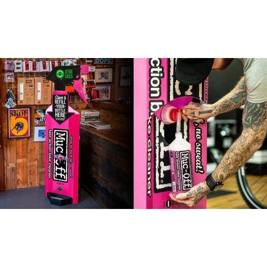 MUC-OFF 25L MOTORCYCLE CLEANER REFILL STATION DISPLAY MUC-OFF 20209