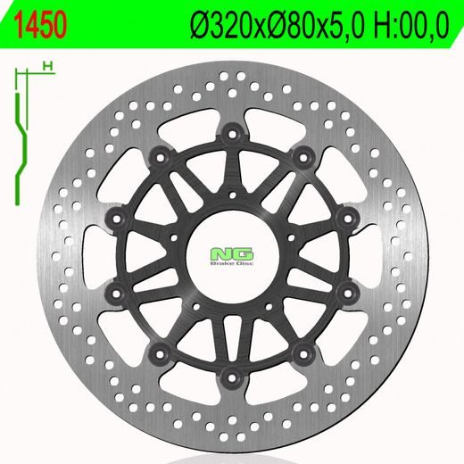 KOČIONA DISK NG 1450