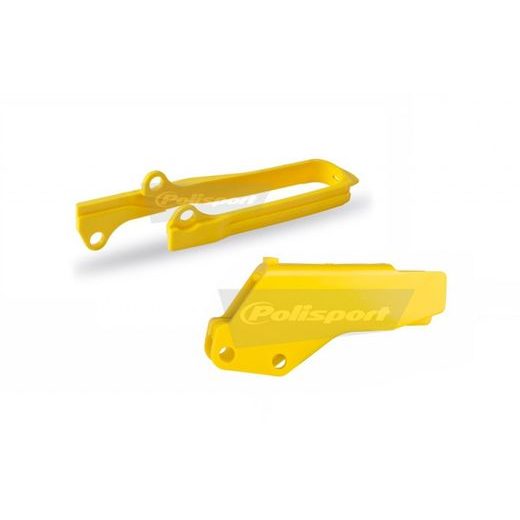 CHAIN GUIDE / SLIDER KIT POLISPORT YELLOW RM 01