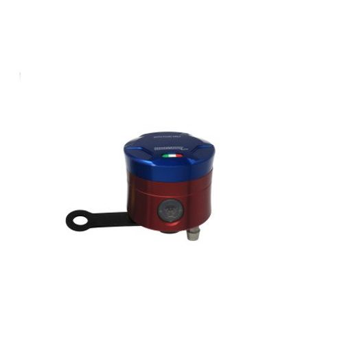 BRAKE FLUID RESERVOIR ACCOSSATO CNC-WORKED STRAIGHT BRACKET INCLUDED PLAVI