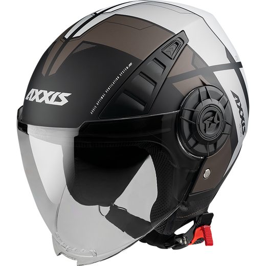 JET HELMET AXXIS METRO ABS METRO B2 GLOSS GREY XL