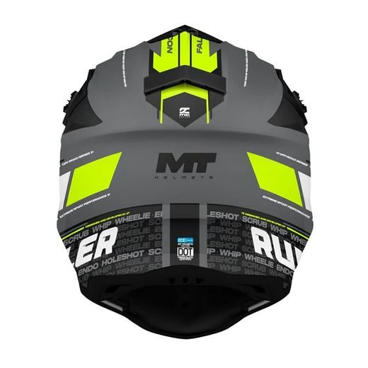 MOTOCROSS HELMET MT HELMETS FALCON S RULER C2 MATT XS