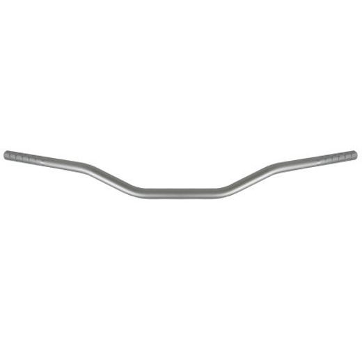 HANDLEBAR ACCOSSATO ALUMINIUM, 22 MM SILVER