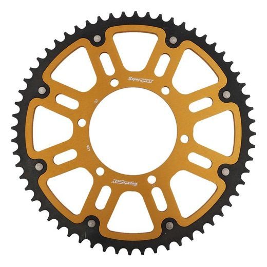 REAR SPROCKET SUPERSPROX STEALTH RST-486:60-GLD ZLATO 60T, 520