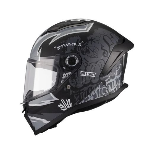 KID'S HELMET MT HELMETS STINGER 2 KIDS TAGGER B2 MATT SY
