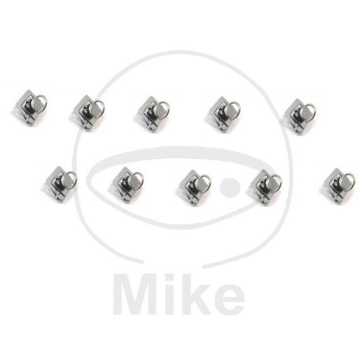 FAIRING FASTENER DZUS JMP 19MM SILVER