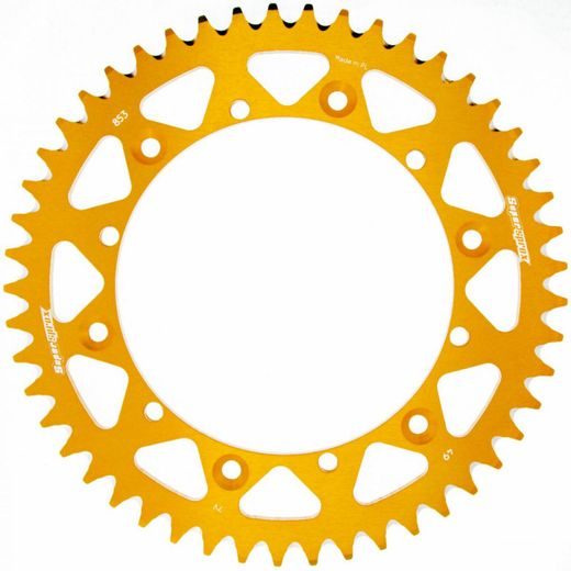 REAR ALU SPROCKET SUPERSPROX RAL-853:49-GLD ZLATO 49T, 520