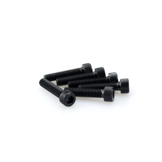 SCREWS PUIG ANODIZED 0500N CRNI M8 X 35MM (6PCS)