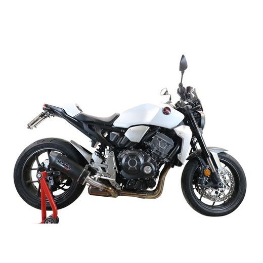 SLIP-ON EXHAUST GPR FURORE EVO4 NERO E4.H.259.1.FNE4 MATTE BLACK INCLUDING REMOVABLE DB KILLER AND LINK PIPE