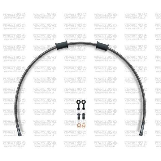 KIT PREDNJIH KOČIONOG CRIJEVA VENHILL POWERHOSEPLUS SUZ-8005FB-CB (1 HOSE IN KIT) CARBON HOSES, BLACK FITTINGS