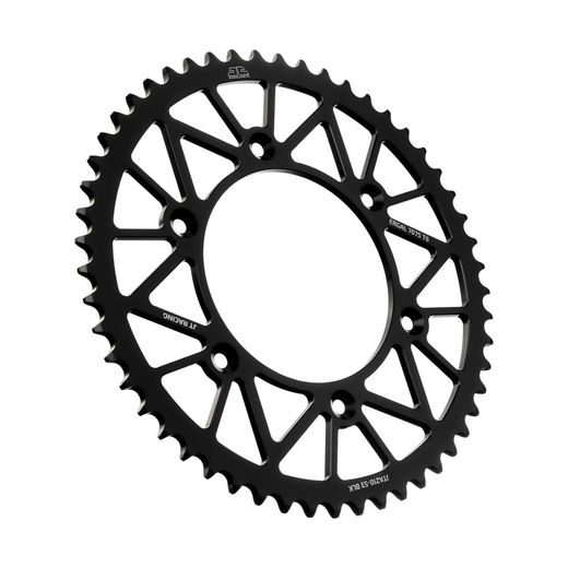 REAR ALU SPROCKET JT JTA 210-53BLK 53T, 520 CRNI