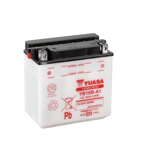 YUMICRON BATTERY WITH ACID YUASA YB16B-A1