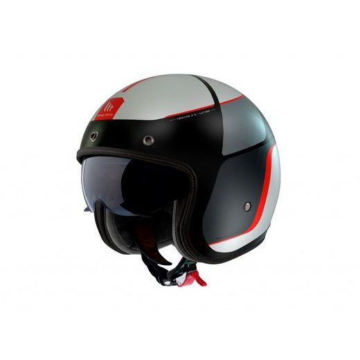 JET HELMET MT HELMETS LE MANS 2 SV S LUTHER B15 MATT XL