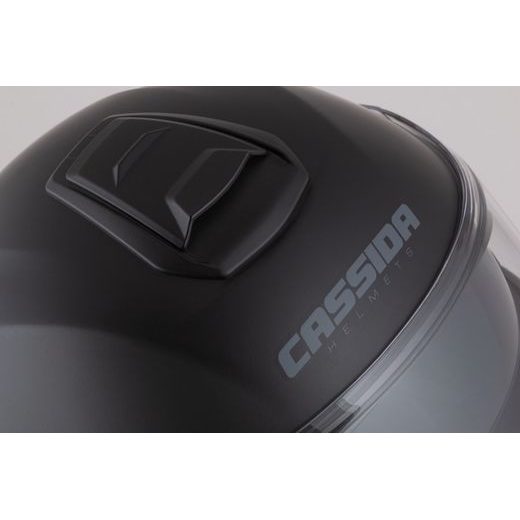 FULL FACE HELMET CASSIDA MODULO 2.1 COMPASS BLACK MATT/GREY 2XL