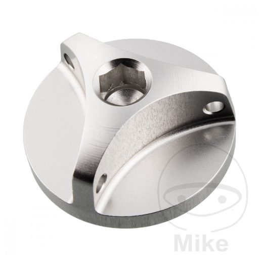 OIL FILLER CAP PRO BOLT ALUMINIUM SILVER