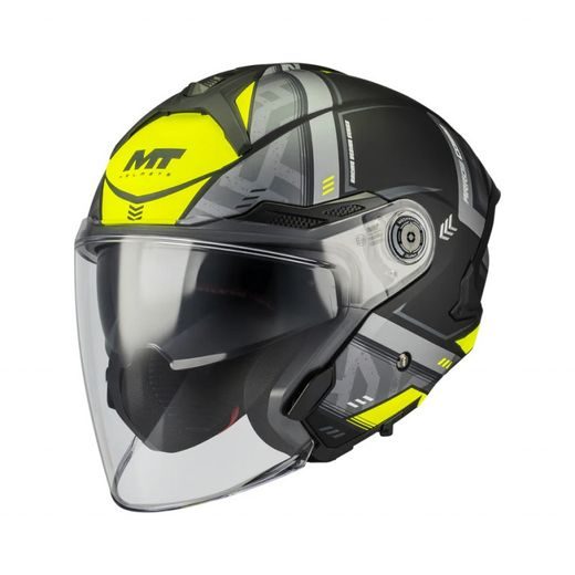 OPEN FACE HELMET MT HELMETS COSMO SV ARROW B3 MATT XL
