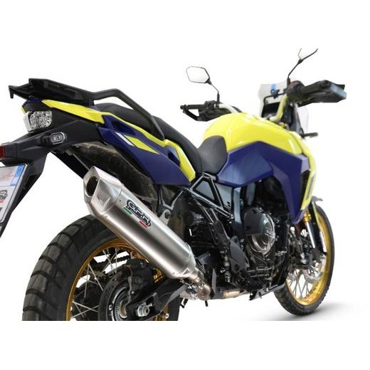 SLIP-ON EXHAUST GPR FURORE-X ACCIAIO INOX E5.S.207.FUXIO BRUSHED STAINLESS STEEL INCLUDING REMOVABLE DB KILLER AND LINK PIPE