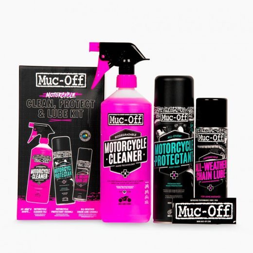 MOTORCYCLE CLEAN PROTECT LUBE KIT MUC-OFF 21382