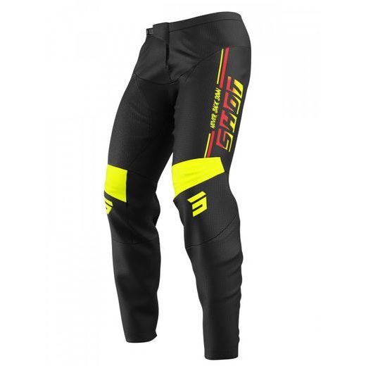 HLAČE SHOT DEVO BLOCK A05-11C-B01-38 NEON YELLOW 38