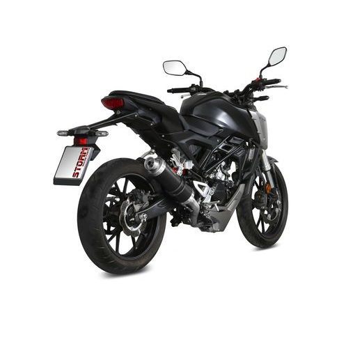 CIJELI ISPUŠNI SUSTAV 1X1 STORM GP H.074.LXSB STEEL BLACK