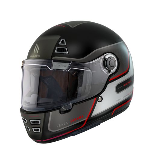 HELMET MT HELMETS JARAMA BAUX E15 MATT GREY XL