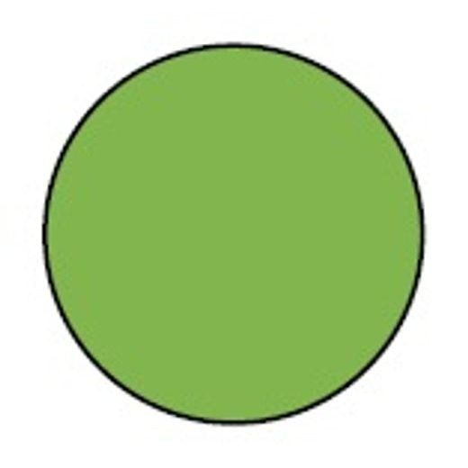 STICKER PUIG NUMBER 0 4263V GREEN 115MM (5 UNITS)
