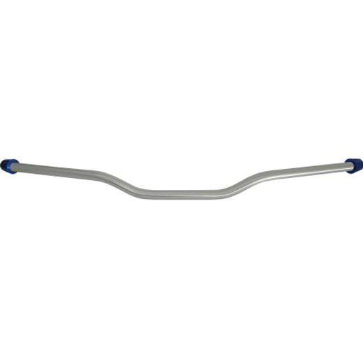 HANDLEBAR ACCOSSATO ALUMINIUM, 22 MM SILVER