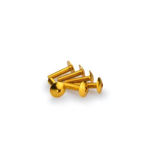 SCREWS PUIG ANODIZED 0689G YELLOW M6 X 25MM (6PCS)