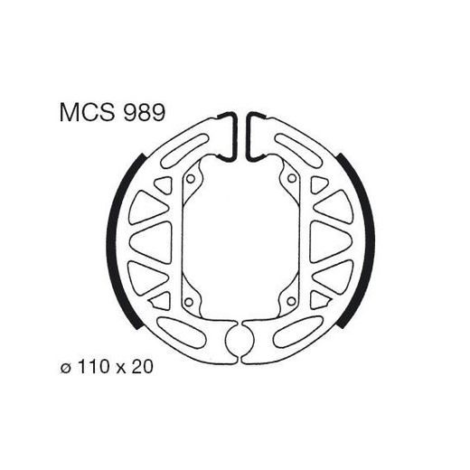 ČELJUSTI KOČNICA (PAKNE) LUCAS MCS 989