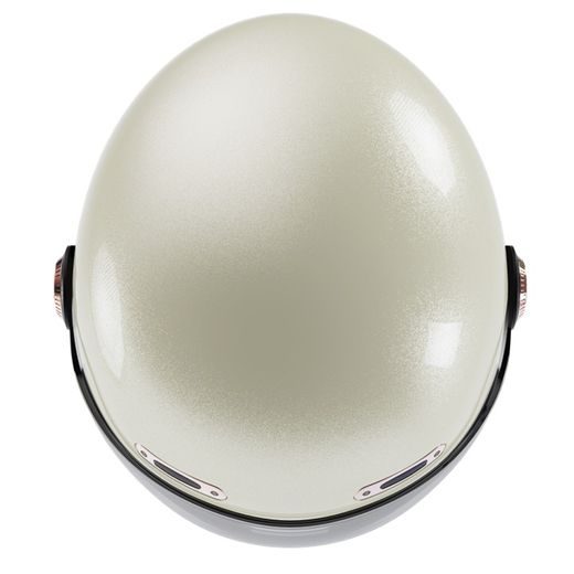 FULL FACE HELMET STORMER HISTORY SOLID OFF-WHITE PEARLY XS