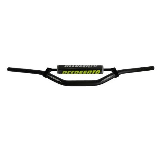 HANDLEBAR ACCOSSATO ALUMINIUM, 28.5 MM CRNI