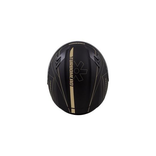 FULL FACE HELMET CASSIDA INTEGRAL 3.0 TURBOHEAD BLACK MATT/ GOLD 2XL