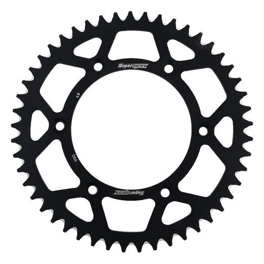 REAR ALU SPROCKET SUPERSPROX RAL-990:49-BLK CRNI 49T, 520