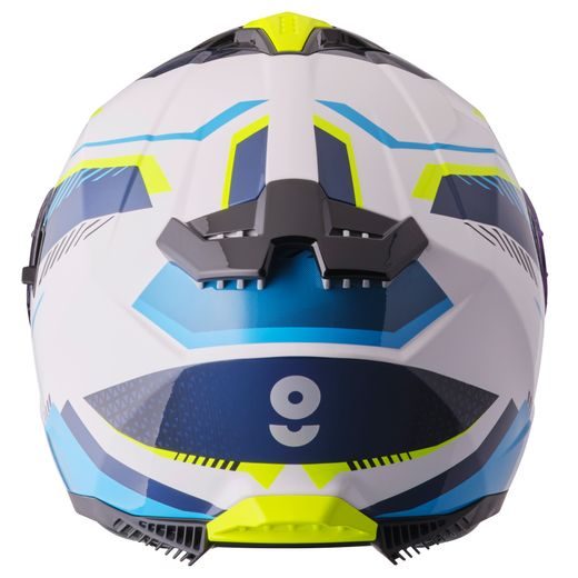 FULL FACE HELMET GMS GELERO ZG12701 WHITE-BLUE-YELLOW S