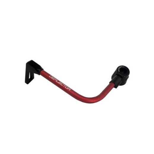 LEVER GUARD ACCOSSATO WITH RED HOSE AND JOINT LEFT, ALUMINIUM